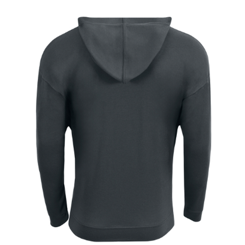 NEW CAPELLA A4 Softek Long Sleeve Hooded Tee - Graphite