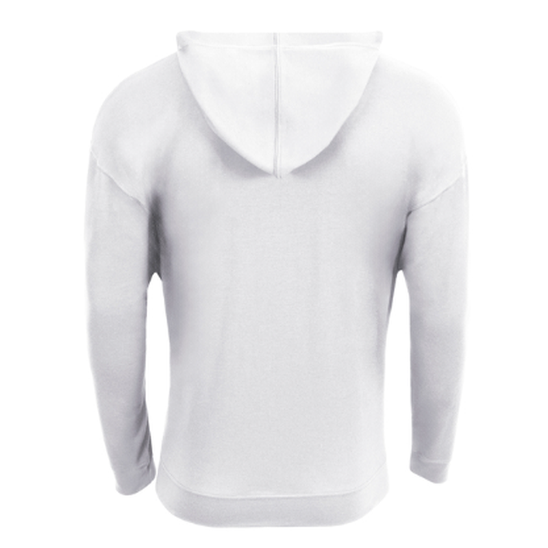 NEW CAPELLA A4 Softek Long Sleeve Hooded Tee - White