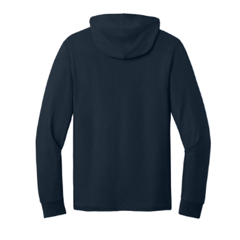 NEW CAPELLA Jerzees Classics™ Unisex Cotton Long Sleeve Hooded T-Shirt - Navy