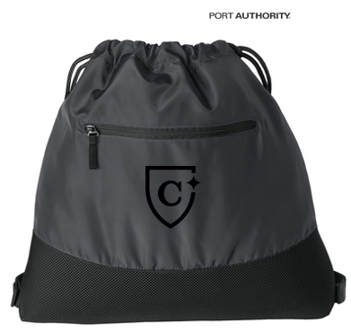 NEW CAPELLA Port Authority® Agility Mesh Pocket Cinch - Iron Grey