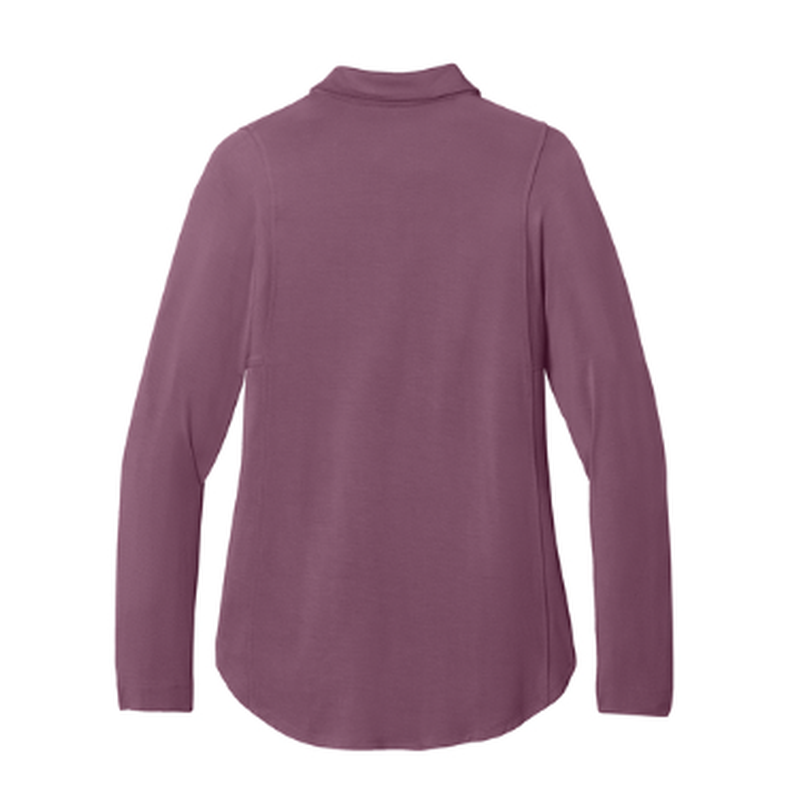NEW CAPELLA Port Authority® Women’s Luxe Knit Button Tunic - Purple Mist