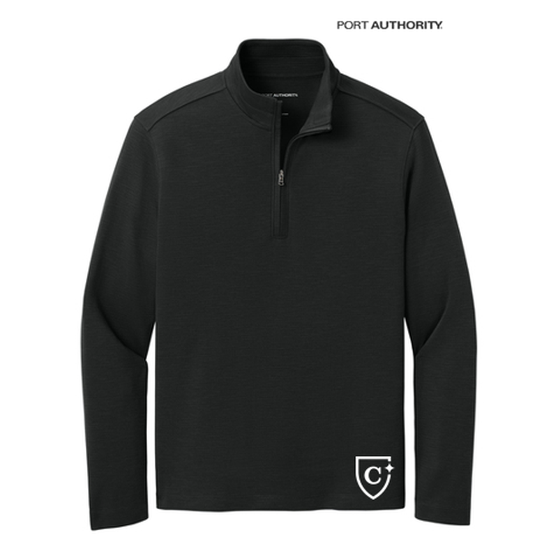NEW CAPELLA Port Authority® Breakwater 1/4-Zip Pullover - Black