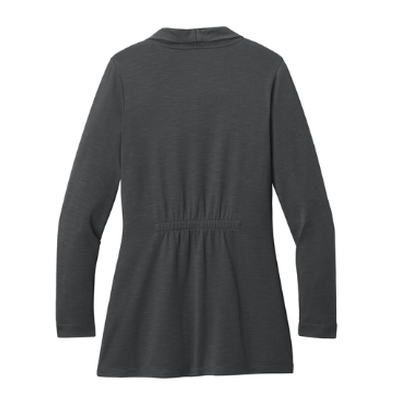 NEW CAPELLA Port Authority® Women’s Breakwater Open Cardigan - Grey Steel