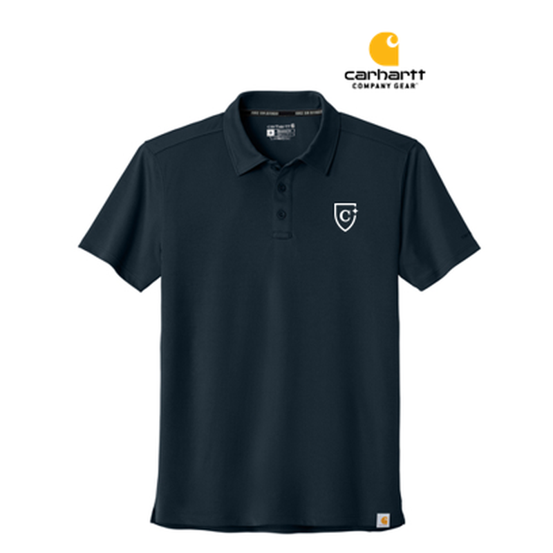 NEW CAPELLA Carhartt Force® Sun Defender™ Polo - Navy