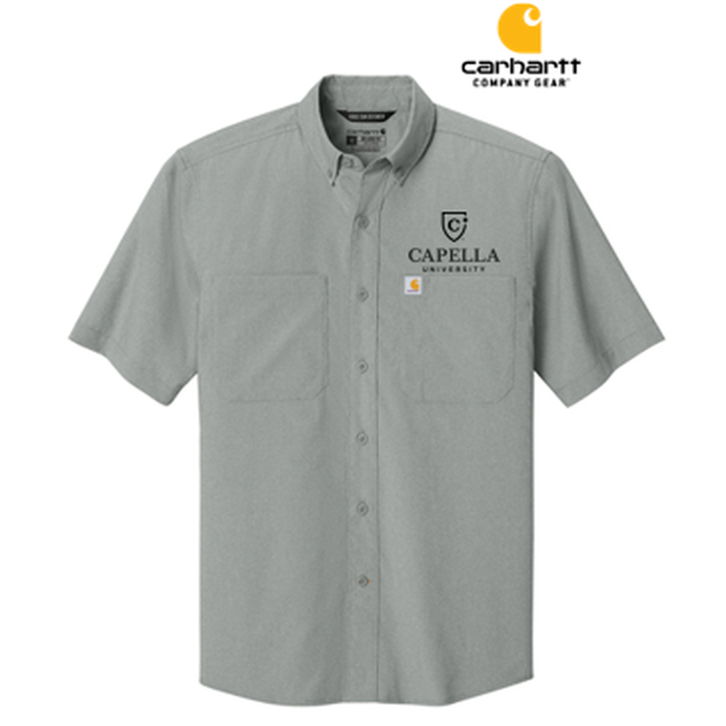 NEW CAPELLA Carhartt Force® Sun Defender™ Short Sleeve Shirt - Steel