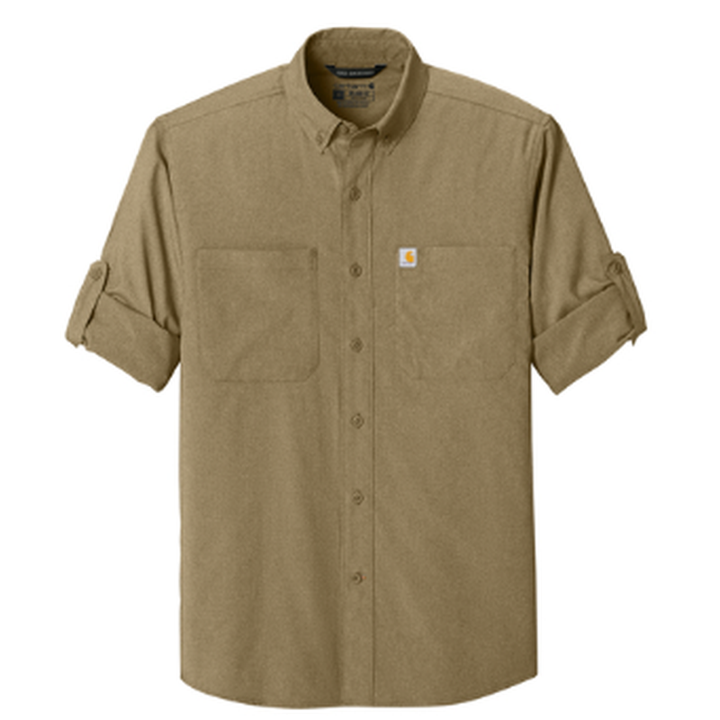 NEW CAPELLA Carhartt Force® Sun Defender™ Long Sleeve Shirt - Dark Khaki