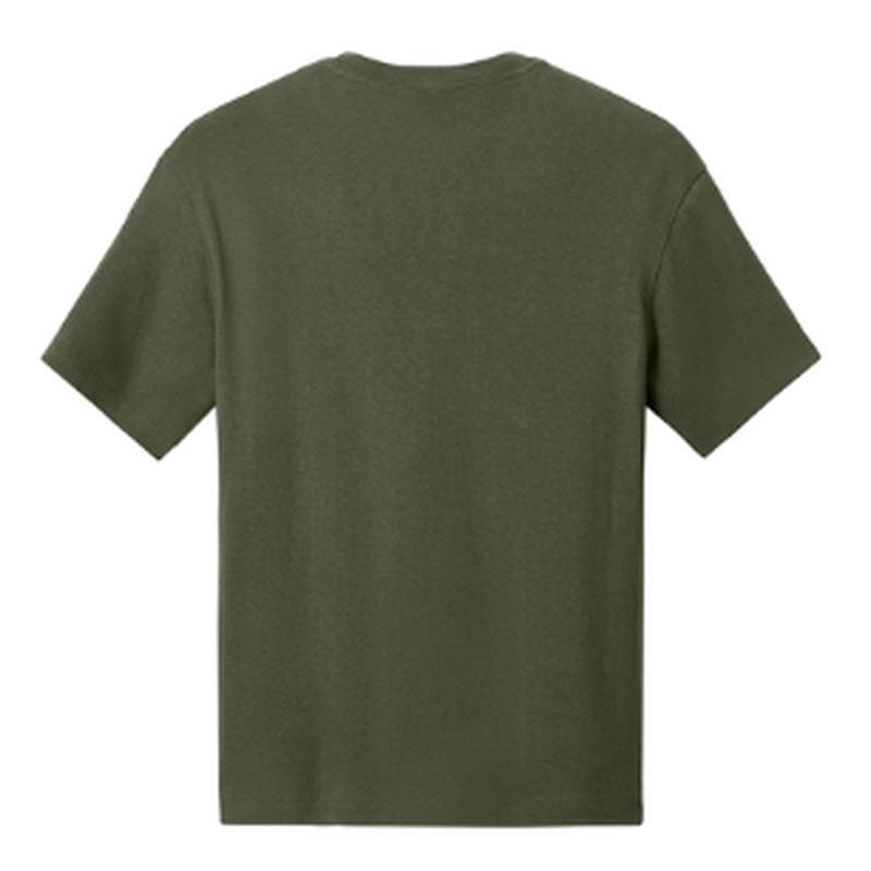 NEW CAPELLA Hanes® Beefy-T® Retro Street Tee (5-in logo) - Fatigue Green