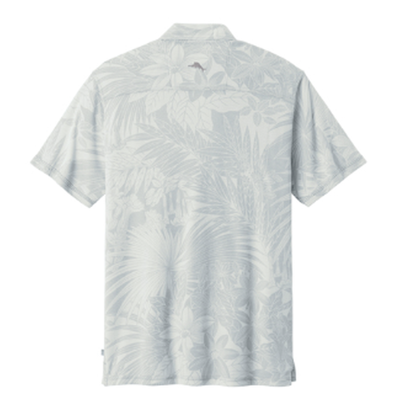 NEW CAPELLA Tommy Bahama® Santiago Paradise Polo (3.5-in logo)- Zinc Grey