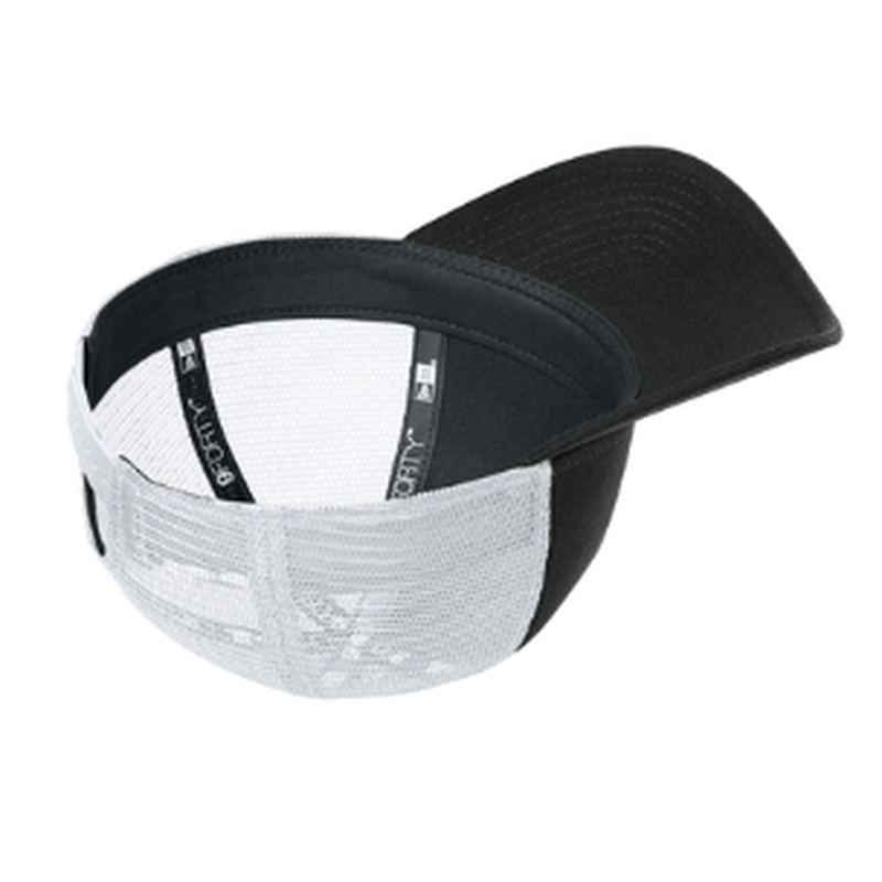 NEW CAPELLA New Era® A-Frame Snapback Mesh Back Cap - Black/White