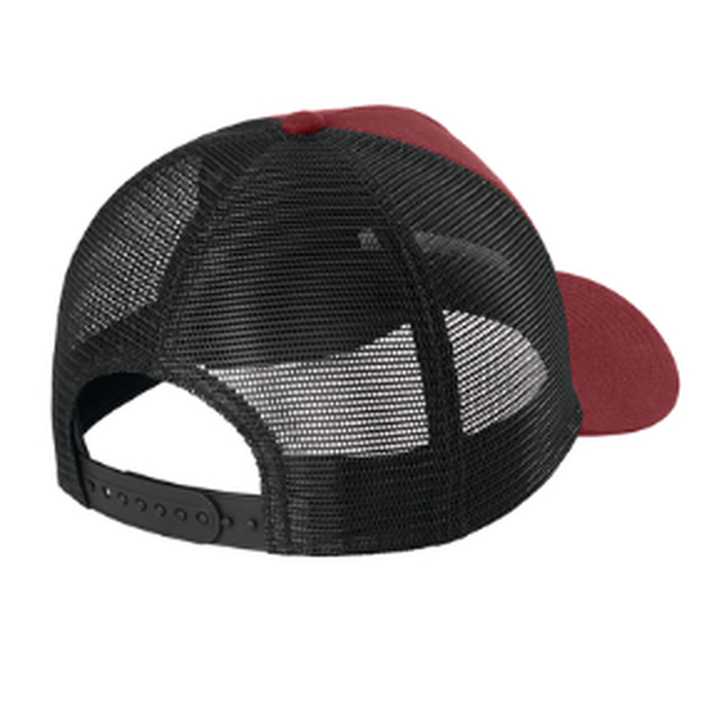 NEW CAPELLA New Era® A-Frame Snapback Mesh Back Cap - Scarlet/Black