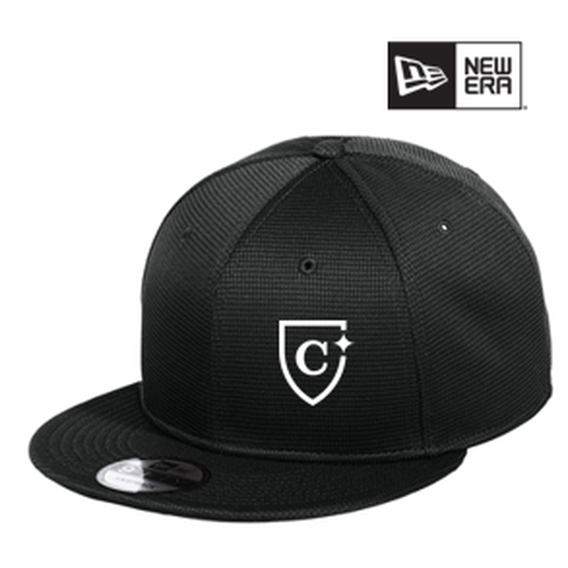 NEW CAPELLA New Era® Pivot Flat Bill Snapback Cap - Black