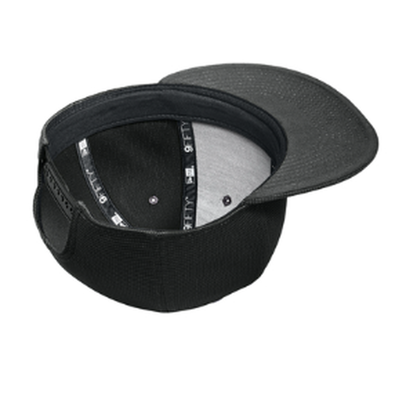 NEW CAPELLA New Era® Pivot Flat Bill Snapback Cap - Black