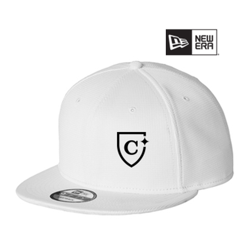 NEW CAPELLA New Era® Pivot Flat Bill Snapback Cap - White