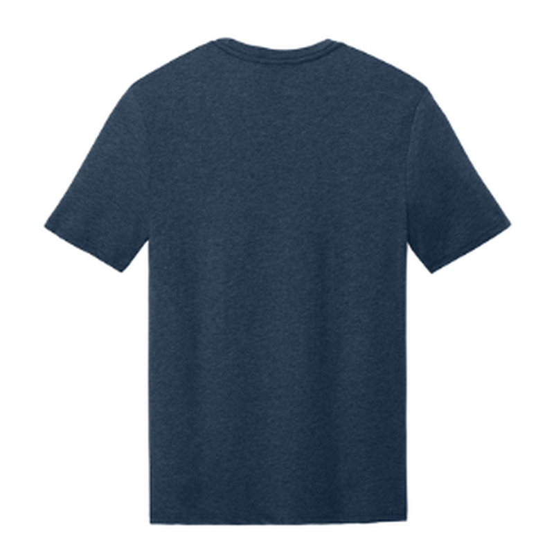 NEW CAPELLA District® Perfect Weight® CVC Tee (10-in logo) - Heathered Navy