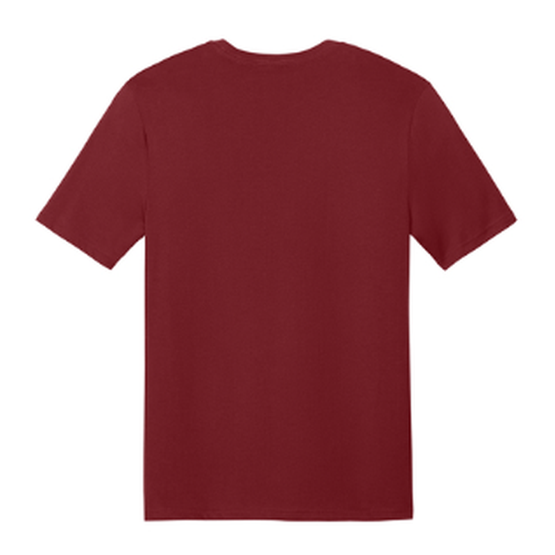NEW CAPELLA District® Perfect Weight® CVC Tee (10-in logo) - Garmet