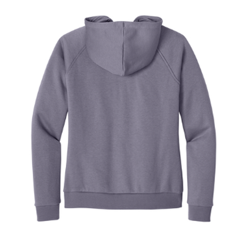 NEW CAPELLA Allmade® Women’s Organic CVC Fleece Full-Zip Hoodie (2.5-in logo) - Cosmic Purple