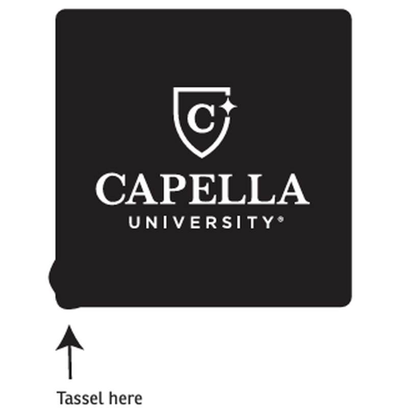 CAPELLA Mortarboard Hat Stress Reliever - Black