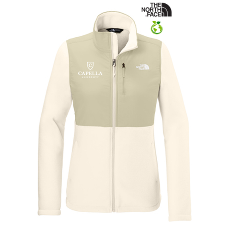 CAPELLA The North Face® Women’s Highest Peak Full-Zip Fleece Jacket - Gardenia White/Gravel