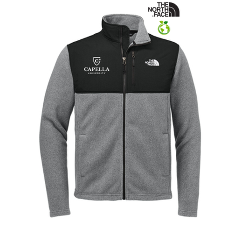 CAPELLA The North Face® Highest Peak Full-Zip Fleece Jacket - TNF Medium Grey Heather/TNF Black