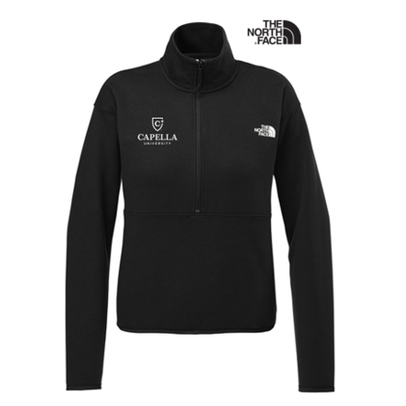 CAPELLA The North Face® Women’s Double-Knit 1/2-Zip Fleece - TNF Black