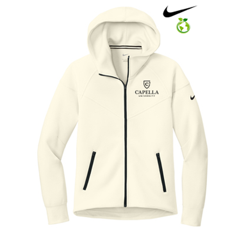 CAPELLA - Nike Women’s Tech Fleece Full-Zip Hoodie - Pale Ivory