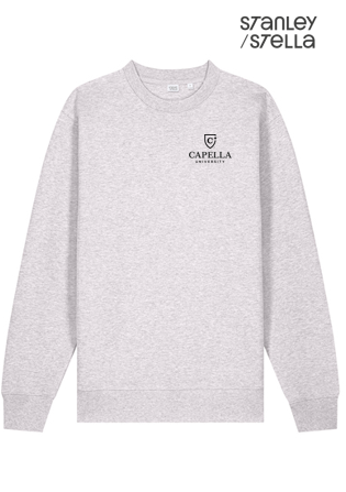 NEW Capella Stanley/Stella Unisex Changer 2.0 Crewneck Sweatshirt - Cool Heather Grey