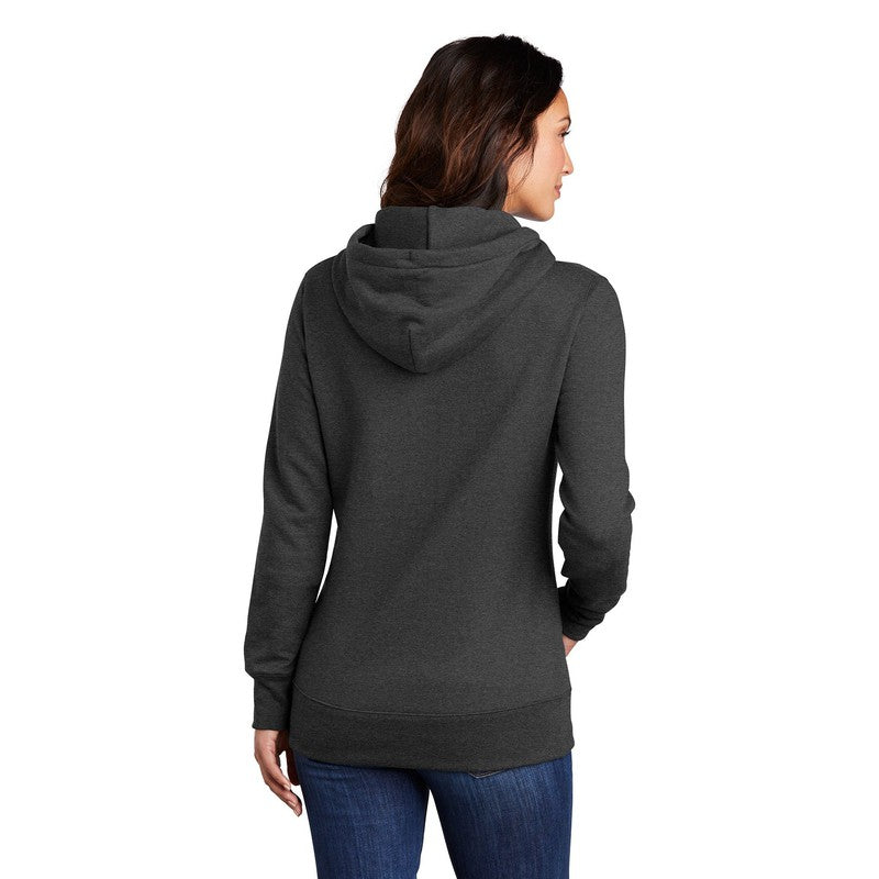 CAPELLA Port & Company ® Ladies Core Fleece Pullover Hooded Sweatshirt - Dark Heather Grey