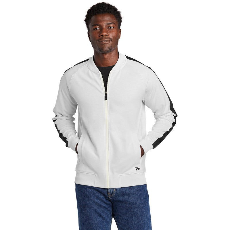 New Era ® Track Jacket-White/ Black – Capella Gift Store