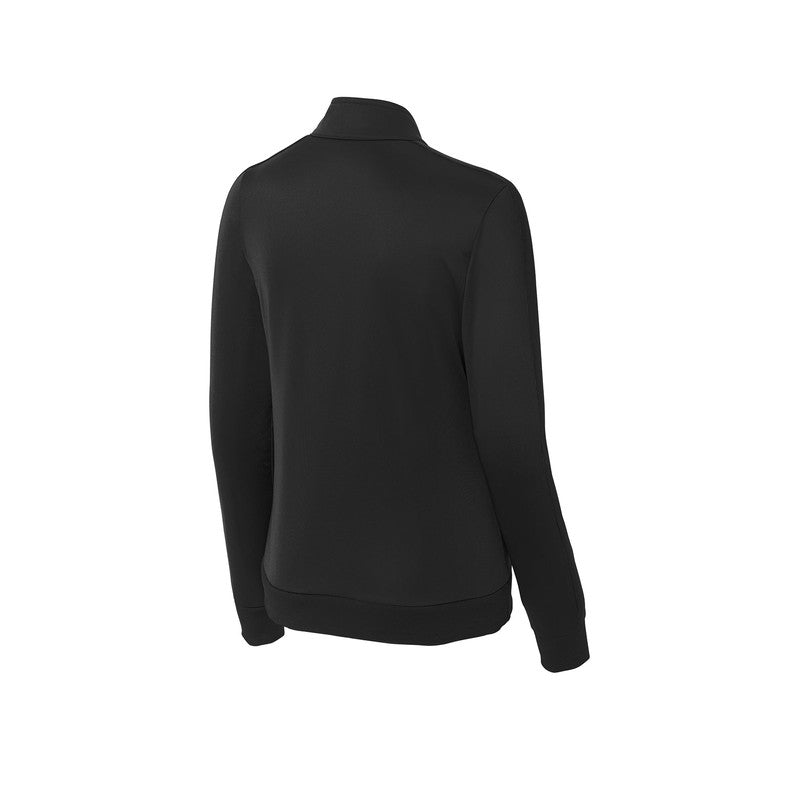CAPELLA ALUMNI Ladies Tricot Track Jacket - Black/Black