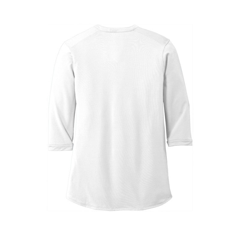 CAPELLA Port Authority ® Ladies UV Choice Pique Henley - White