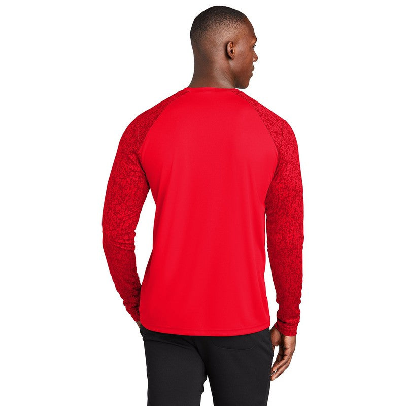 CAPELLA Sport-Tek ® Long Sleeve Digi Camo Tee - True Red