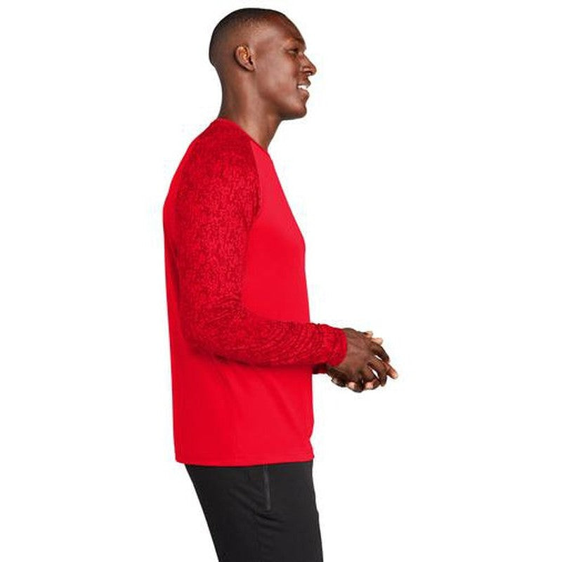 CAPELLA Sport-Tek ® Long Sleeve Digi Camo Tee - True Red