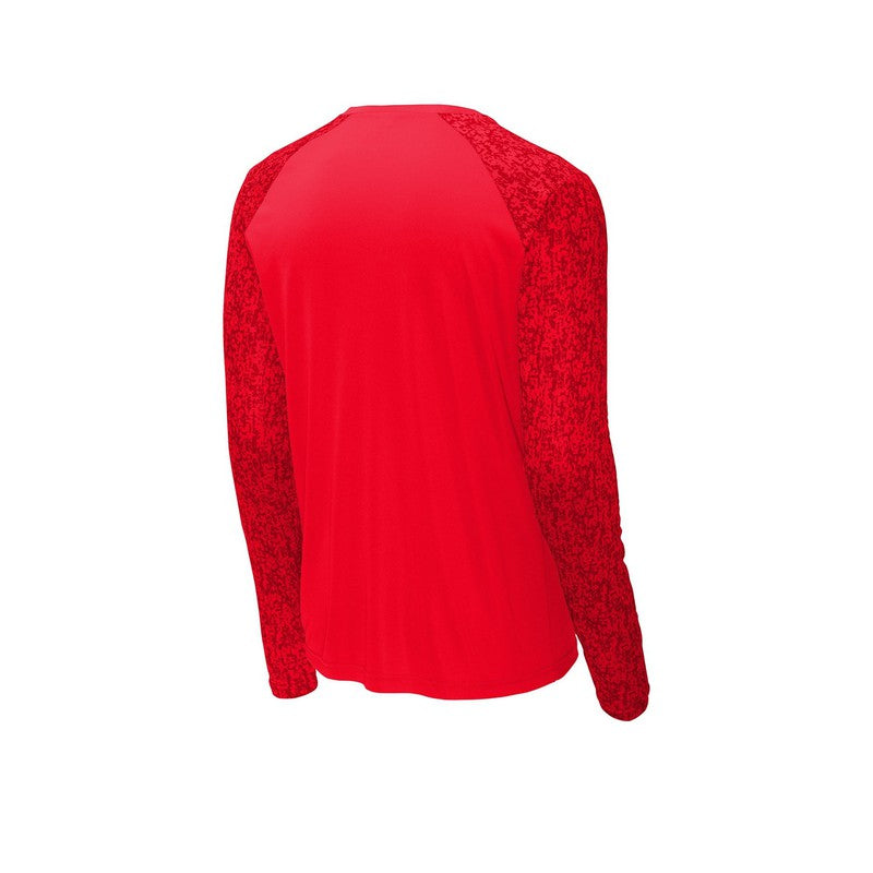CAPELLA Sport-Tek ® Long Sleeve Digi Camo Tee - True Red