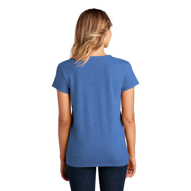 CAPELLA District ® Women’s Re-Tee ™ V-Neck - Blue Heather