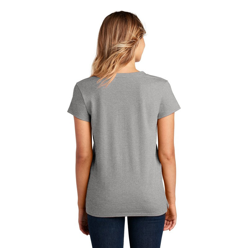 CAPELLA District ® Women’s Re-Tee ™ V-Neck - Light Heather Grey