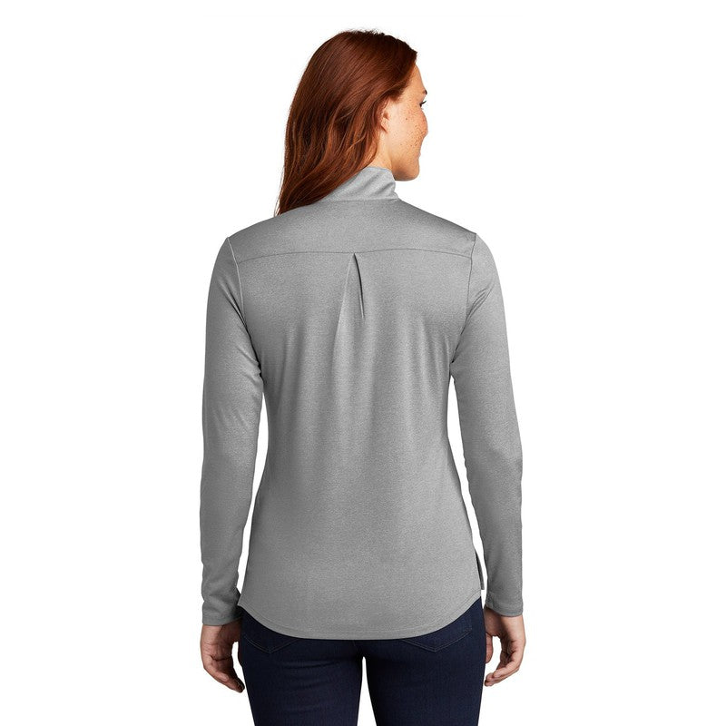 CAPELLA Sport-Tek ® Ladies Endeavor 1/4-Zip Pullover - Light Grey Heather