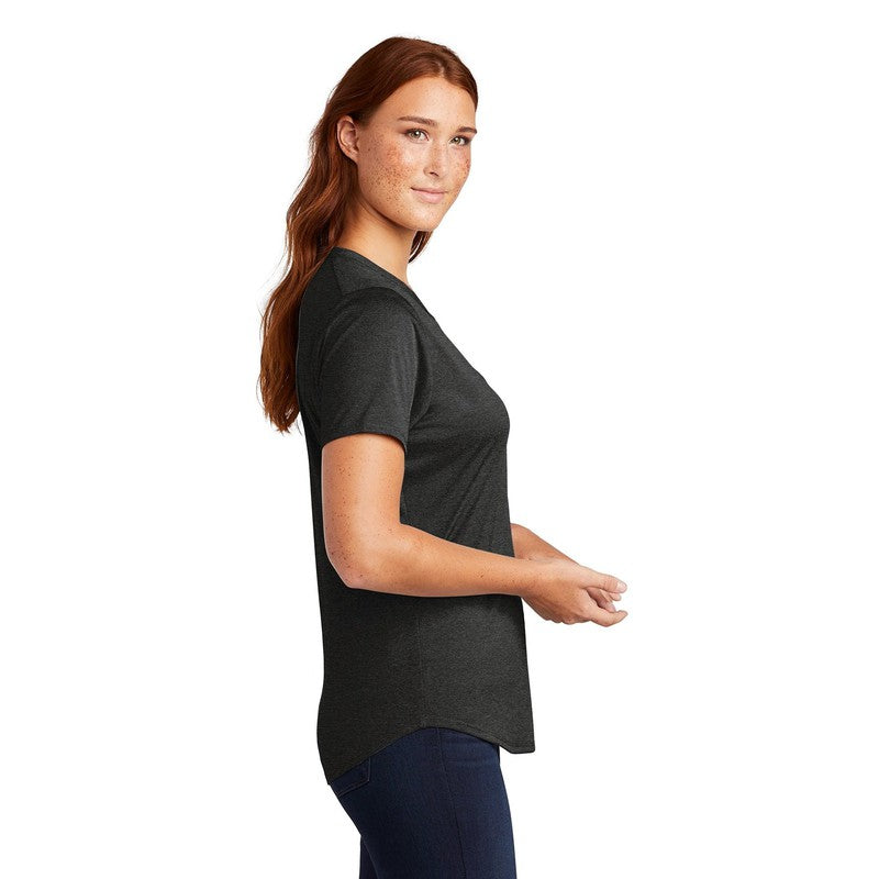 CAPELLA Sport-Tek ® Ladies Endeavor Henley - Black Heather