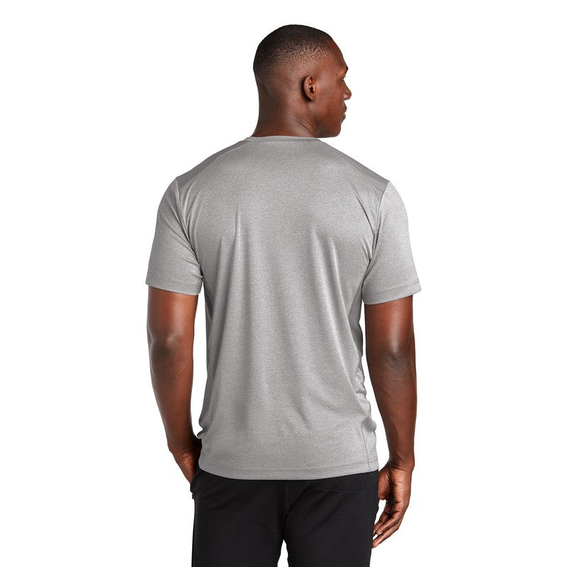 CAPELLA Sport-Tek ® Endeavor Tee - Light Grey Heather/ Light Grey