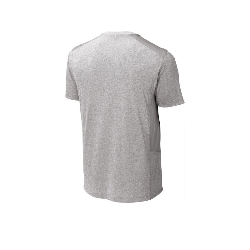 CAPELLA Sport-Tek ® Endeavor Tee - Light Grey Heather/ Light Grey