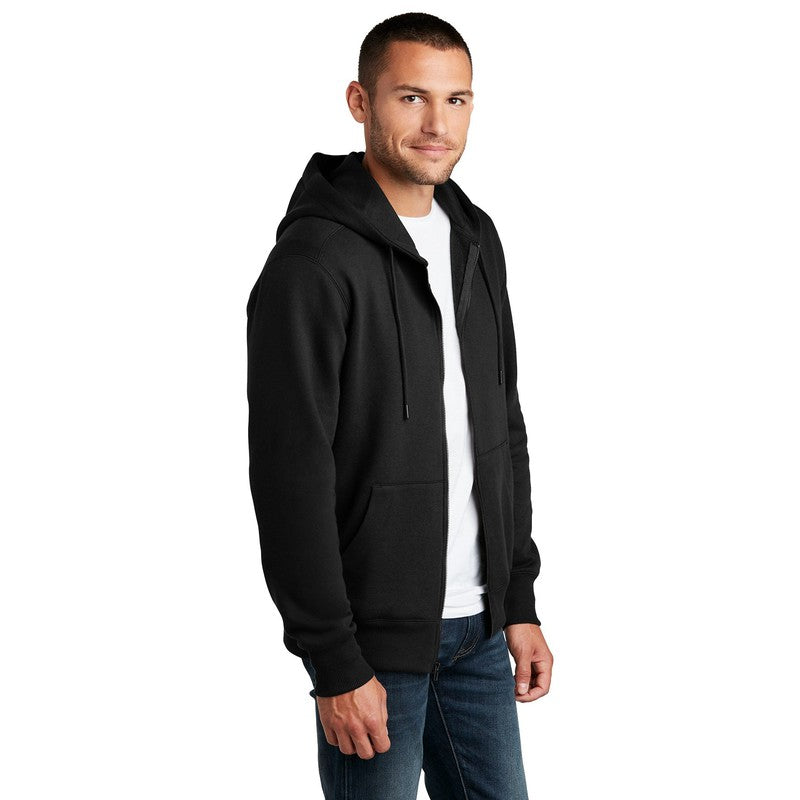 CAPELLA District ® Perfect Weight ® Fleece Full-Zip Hoodie - Jet Black