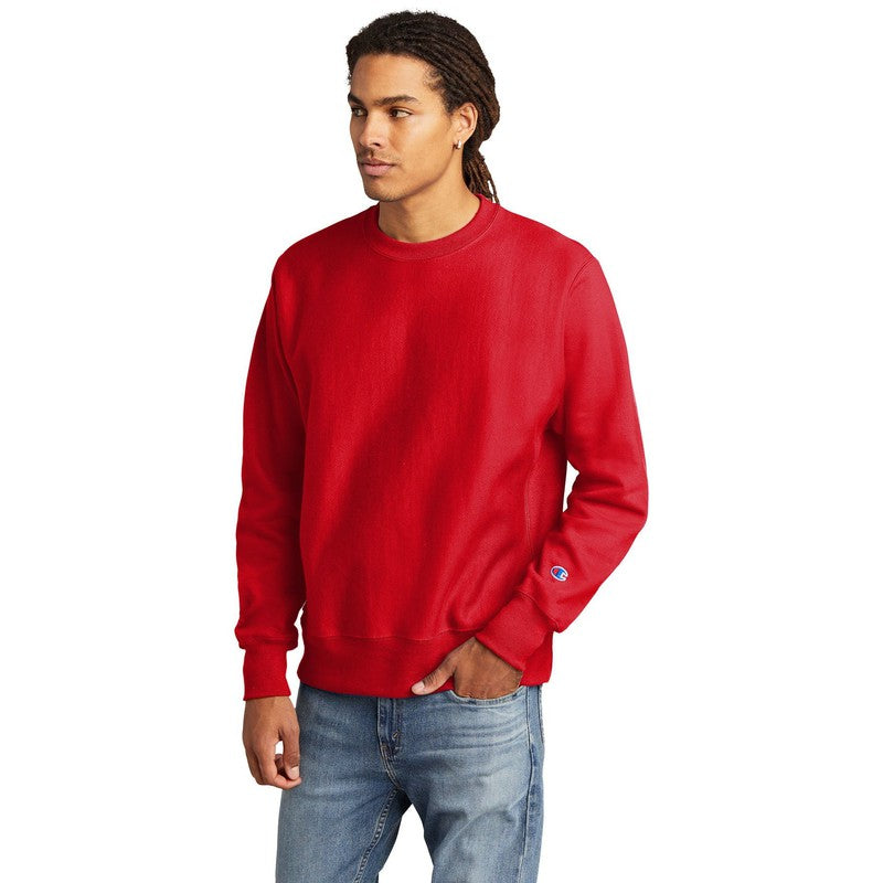 NEW CAPELLA Champion ® Reverse Weave ® Crewneck Sweatshirt-RED