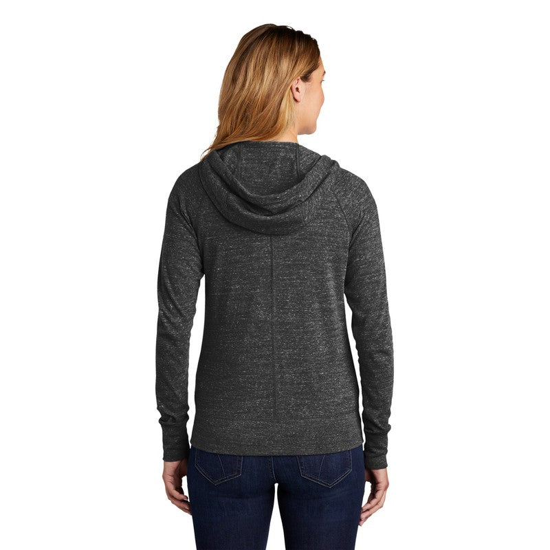 CAPELLA Nike Ladies Gym Vintage Full-Zip Hoodie - Team Black