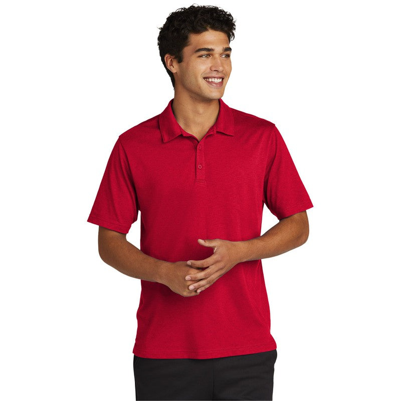 CAPELLA Sport-Tek ® PosiCharge ® Strive Polo - Deep Red