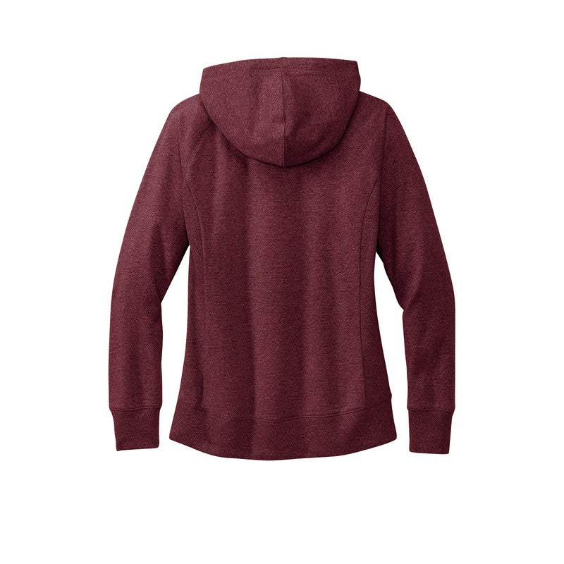 CAPELLA District® Women’s Re-Fleece™ Hoodie - Maroon Heather