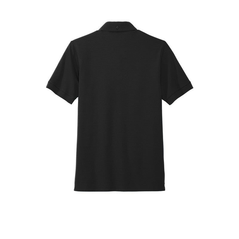 CAPELLA Mercer+Mettle™ Stretch Heavyweight Pique Polo - Deep Black