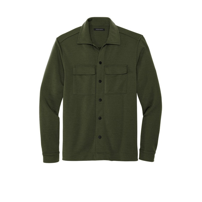 CAPELLA Mercer+Mettle™ Double-Knit Snap Front Jacket - Townsend Green