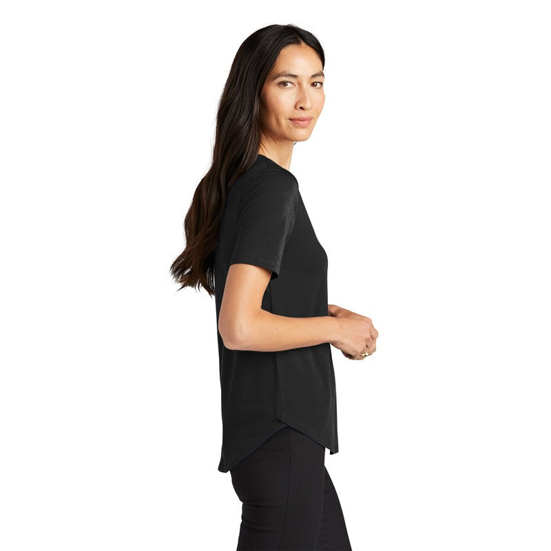 CAPELLA Mercer+Mettle™ Women’s Stretch Jersey Relaxed Scoop - Deep Black
