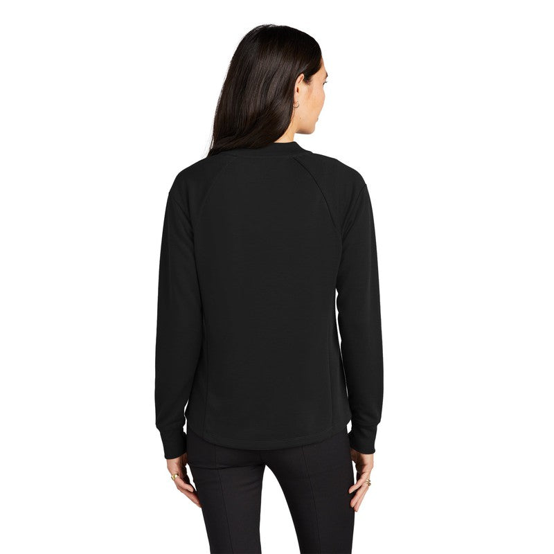 CAPELLA Mercer+Mettle™ Women's Double-Knit Bomber - Deep Black