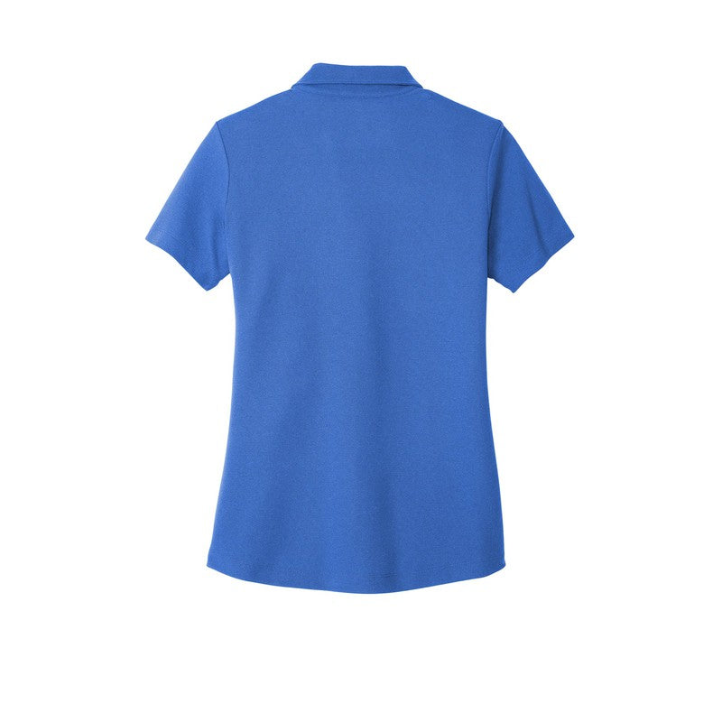 CAPELLA Port Authority® Women's C-FREE® Cotton Blend Pique Polo - True Blue