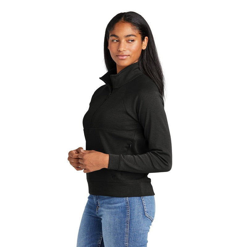 CAPELLA New Era® Ladies STS 1/2-Zip - Black